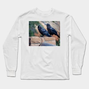 Raven Welcoming Crew at the Ponderosa Long Sleeve T-Shirt